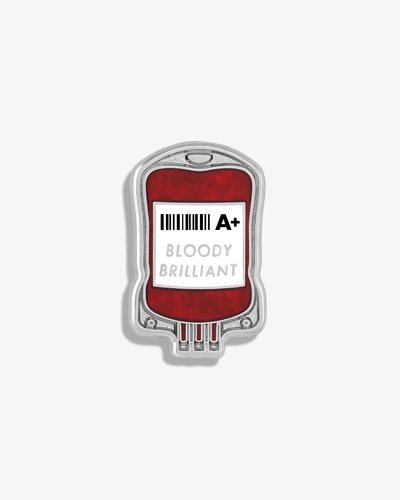 Bloody Brilliant (Blood Bag) Lapel Pin